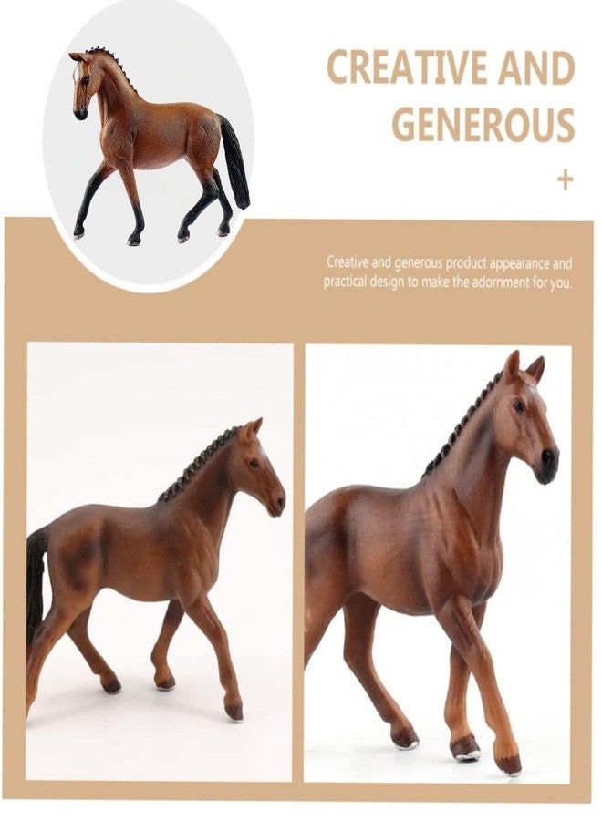 Mallexo مجموعة ألعاب خيول واقعية من ماليكسو، مناسبة للأطفال، بحجم كبير، تتضمن مجسمات حيوانات متحركة، لتزيين المنزل، ولأغراض تعليمية، مناسبة للأولاد والبنات - ألعاب حيوانات أليفة، هدايا أعياد الميلاد - Image 5